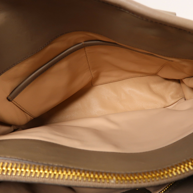 PRADA 牛皮皮革2 Way Shoulder金扣手挽肩背兩用袋-4