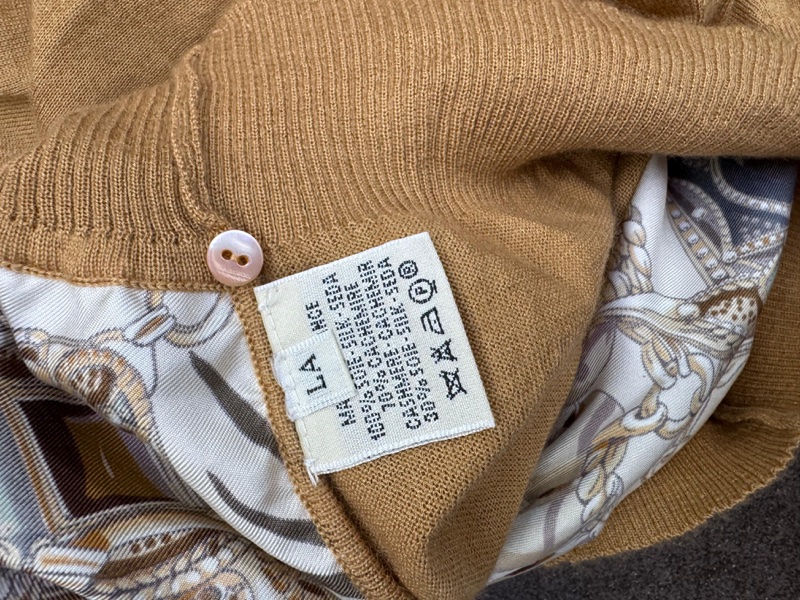 Hermes 女裝絲綢羊毛外套-1