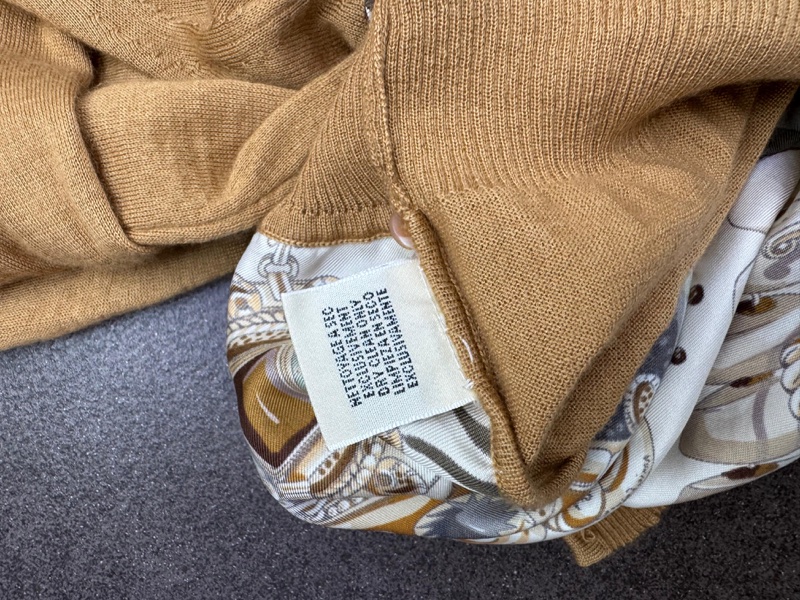 Hermes 女裝絲綢羊毛外套-4