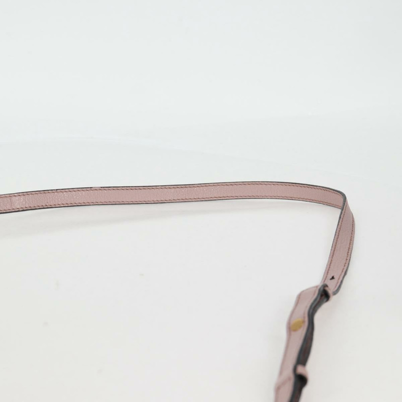 【日本直送】Miu Miu 單肩包 皮革 粉紅金 正品 134866V-13