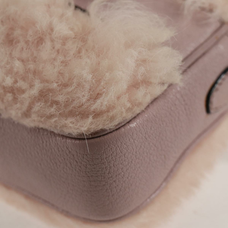 【日本直送】Miu Miu 單肩包 皮革 粉紅金 正品 134866V-14