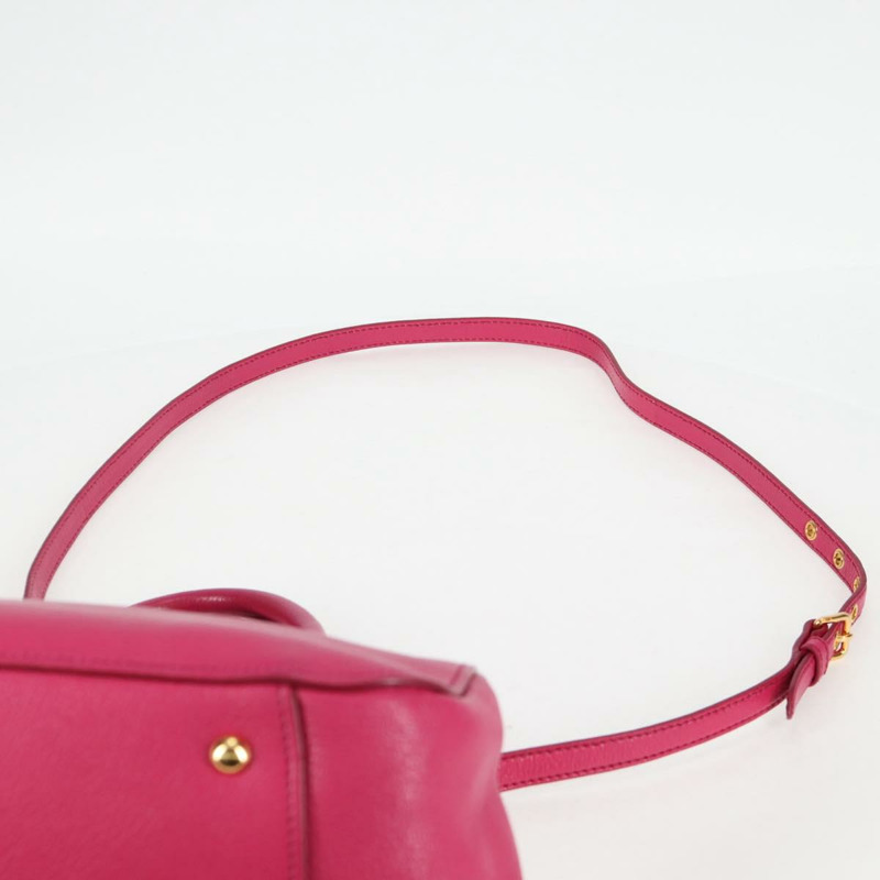 【日本直送】Miu Miu 手提包 皮革 2way 粉金色金色正品 133439V-14