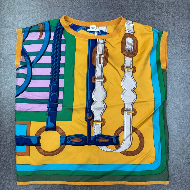 Hermes 女裝絲綢T恤-0