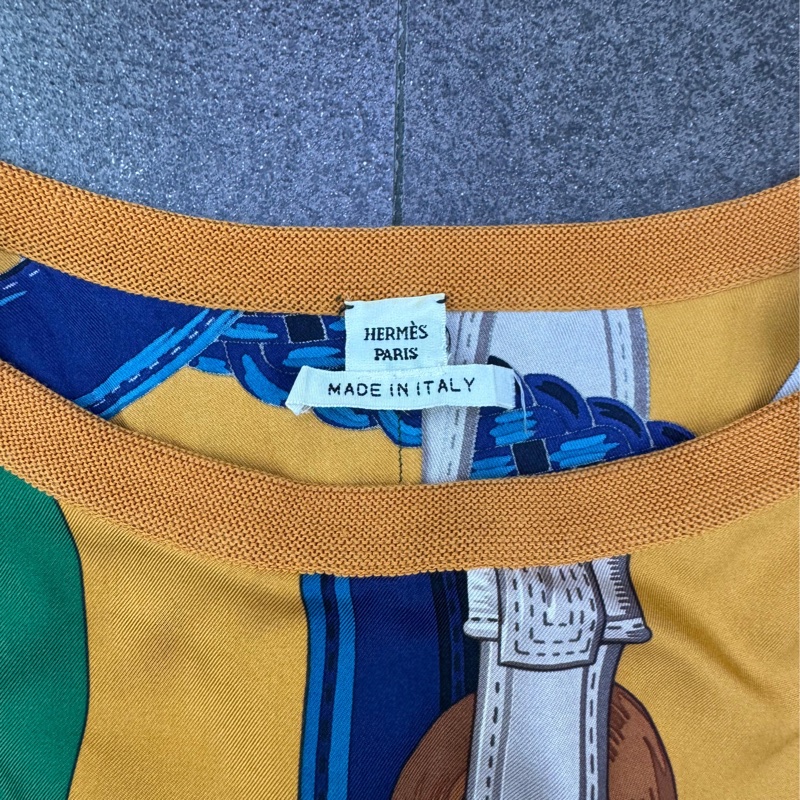Hermes 女裝絲綢T恤-1