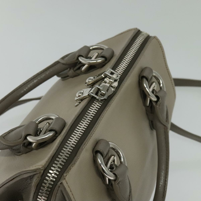 【日本直送】Miu Miu 手提包 皮革 2way 灰色 銀色 正品 138547-5