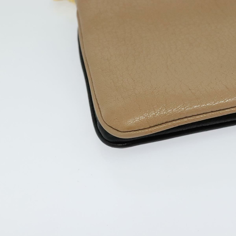 【日本直送】Miu Miu 鏈條單肩包 皮革 米色 金色 正品 138544-8