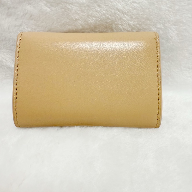 🎀全網最低價🎀Chloe蝴蝶結卡包零錢包（粉膚色）-2