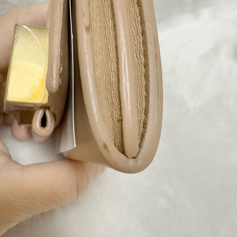 🎀全網最低價🎀Chloe蝴蝶結卡包零錢包（粉膚色）-13