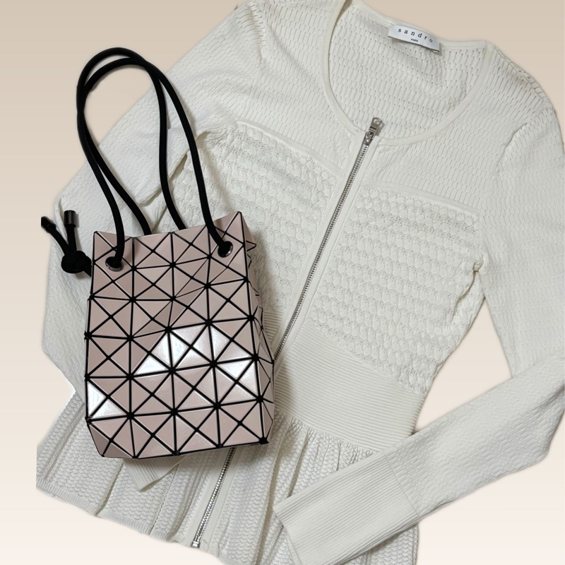 BAO BAO ISSEY MIYAKE Prism Bucket Bag 粉色 小水桶-0