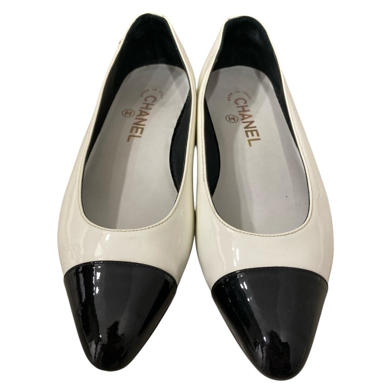 CHANEL 香奈兒 芭蕾舞鞋 漆皮 SIZE:EU37.5-1