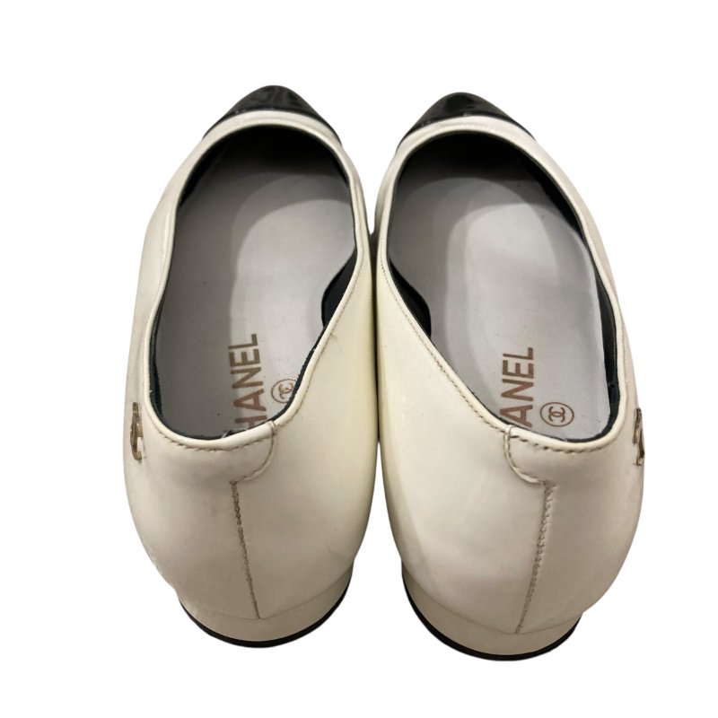 CHANEL 香奈兒 芭蕾舞鞋 漆皮 SIZE:EU37.5-2