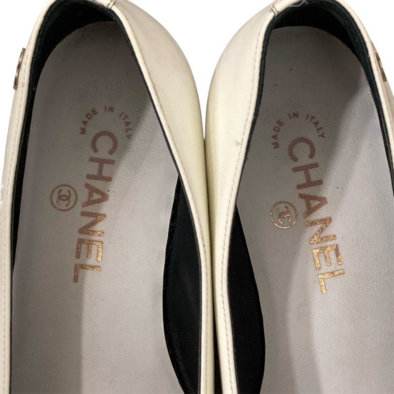 CHANEL 香奈兒 芭蕾舞鞋 漆皮 SIZE:EU37.5-5