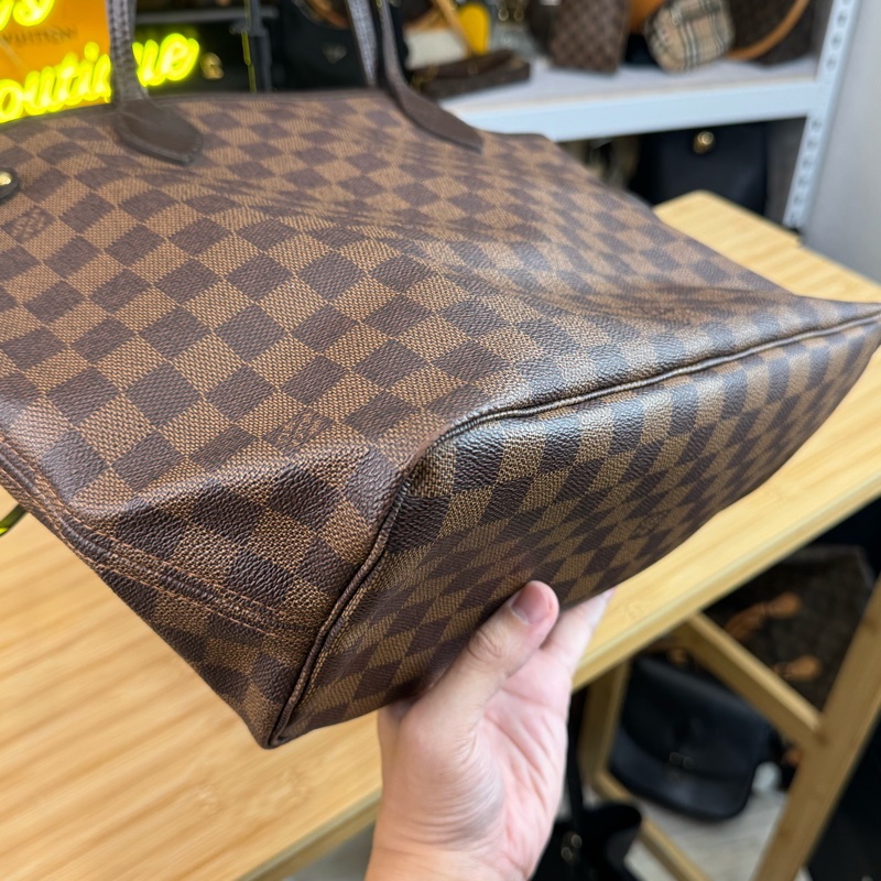 Louis Vuitton 棋盤格MM Neverfull托特包🖌️經典保值款-2