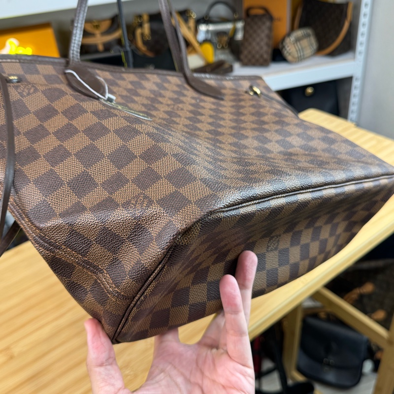 Louis Vuitton 棋盤格MM Neverfull托特包🖌️經典保值款-6