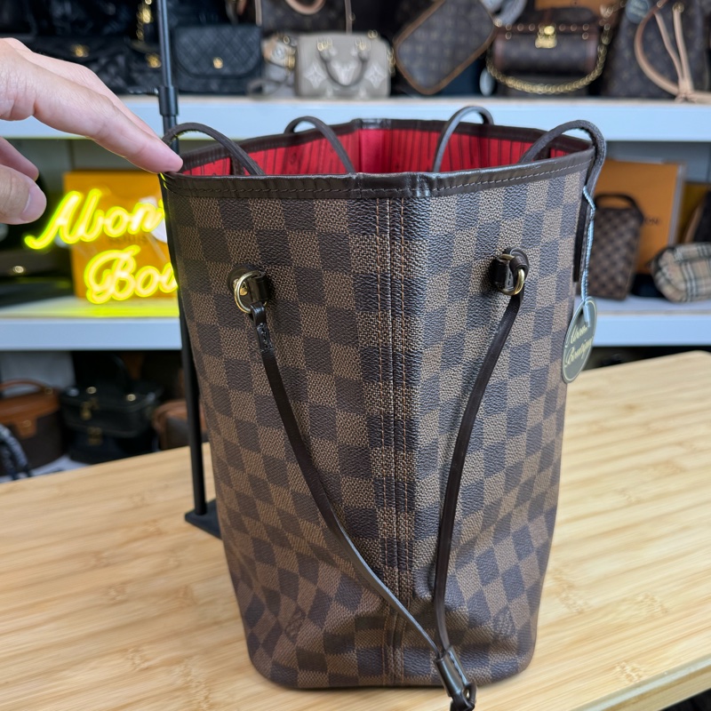 Louis Vuitton 棋盤格MM Neverfull托特包🖌️經典保值款-10