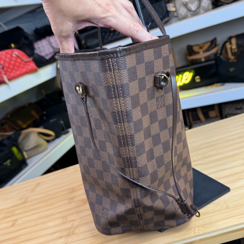 Louis Vuitton 棋盤格MM Neverfull托特包🖌️經典保值款-12
