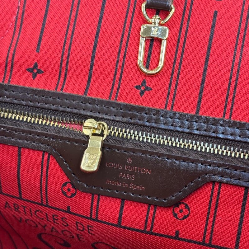 Louis Vuitton 棋盤格MM Neverfull托特包🖌️經典保值款-18