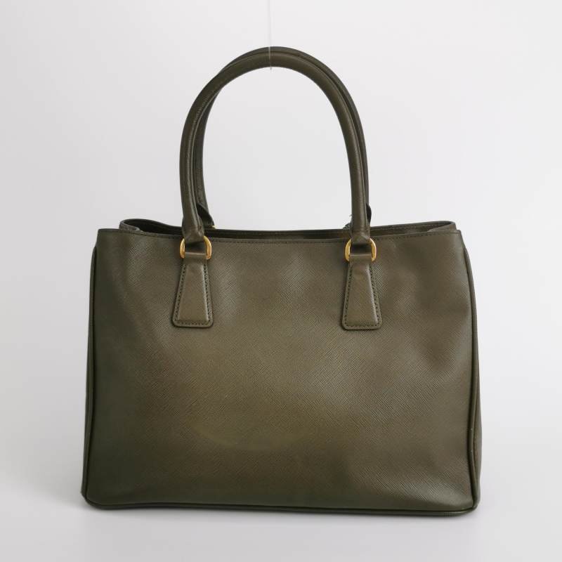 Prada Galleria 殺手包 大號 牛皮 拼色 三角 標誌 斜挎包 單肩包-4