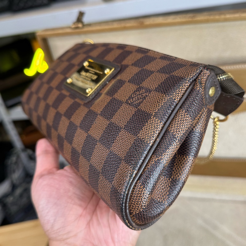 Louis Vuitton 棋盤格Eva Damier晚宴鏈包/腋下包🤎-4