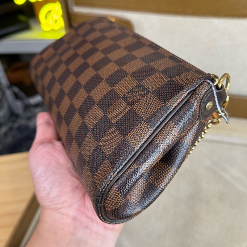 Louis Vuitton 棋盤格Eva Damier晚宴鏈包/腋下包🤎-8