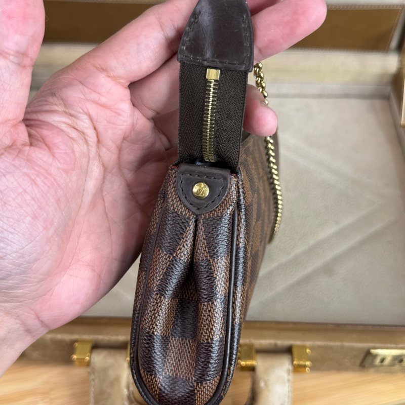 Louis Vuitton 棋盤格Eva Damier晚宴鏈包/腋下包🤎-10