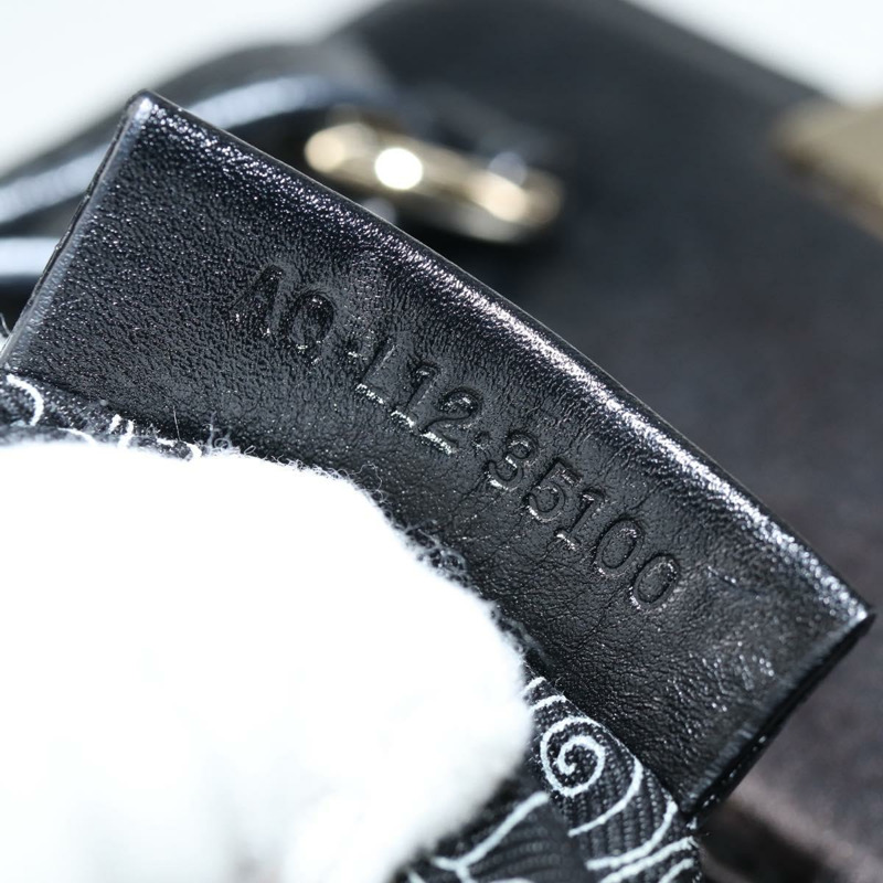 【日本直送】寶格麗手提包皮革兩用包黑金色正品 133425-10