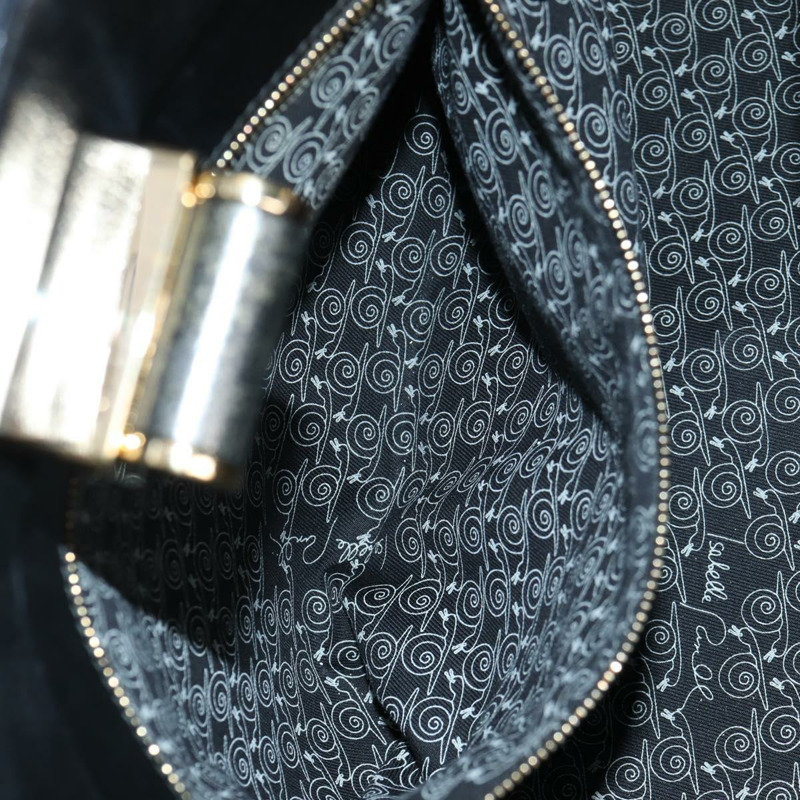 【日本直送】寶格麗手提包皮革兩用包黑金色正品 133425-24