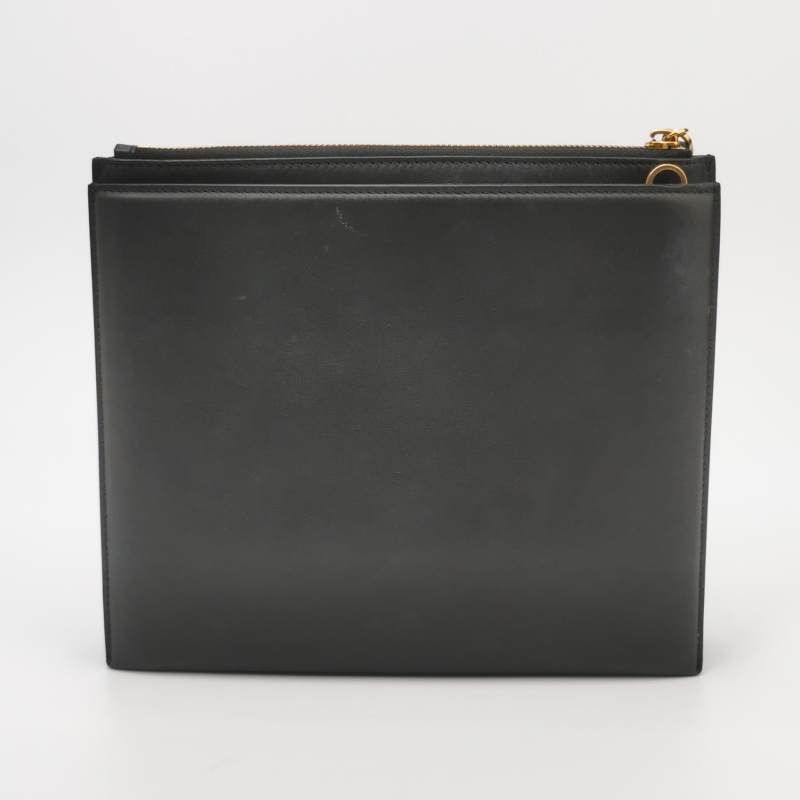 Salvatore Ferragamo Gancini 系列 牛皮 純色 斜背包-4