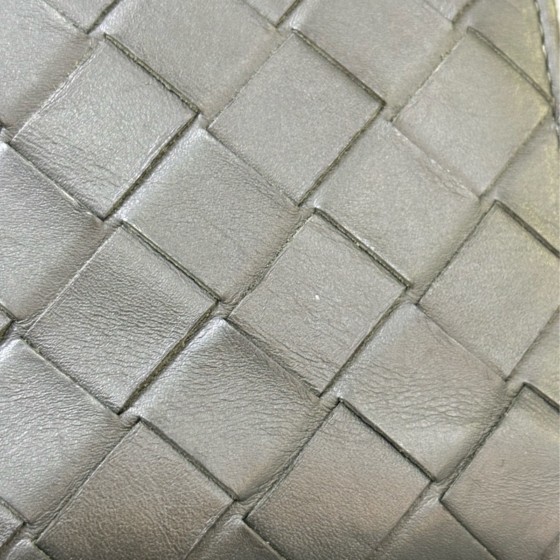 BOTTEGA VENETA BV 749726 橄欖綠色 小羊皮 編織 名片夾 零錢包 短夾 皮夾 零錢袋 信用卡包 超新-19