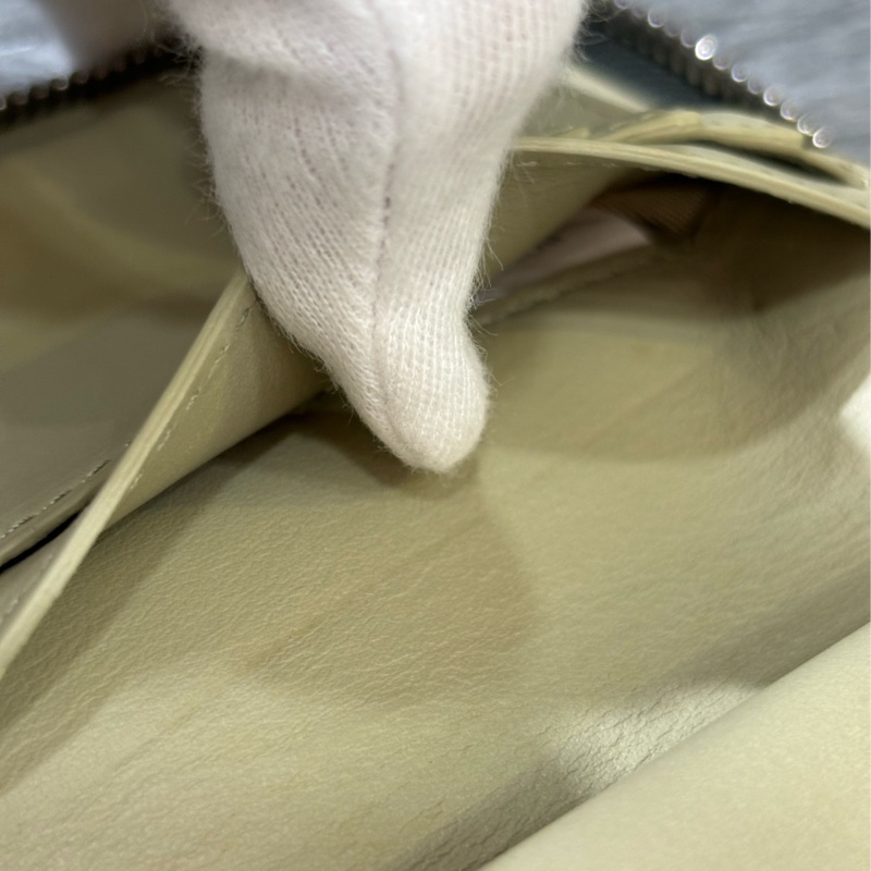 BOTTEGA VENETA BV 749726 橄欖綠色 小羊皮 編織 名片夾 零錢包 短夾 皮夾 零錢袋 信用卡包 超新-48