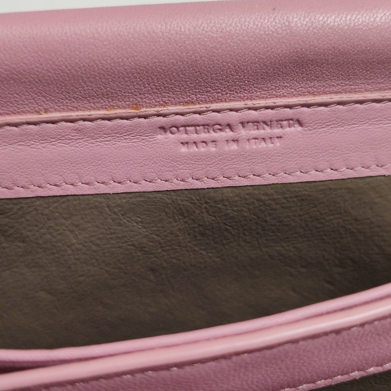 Bottega Veneta 羊皮 純色 編織 斜背包 單肩包-8