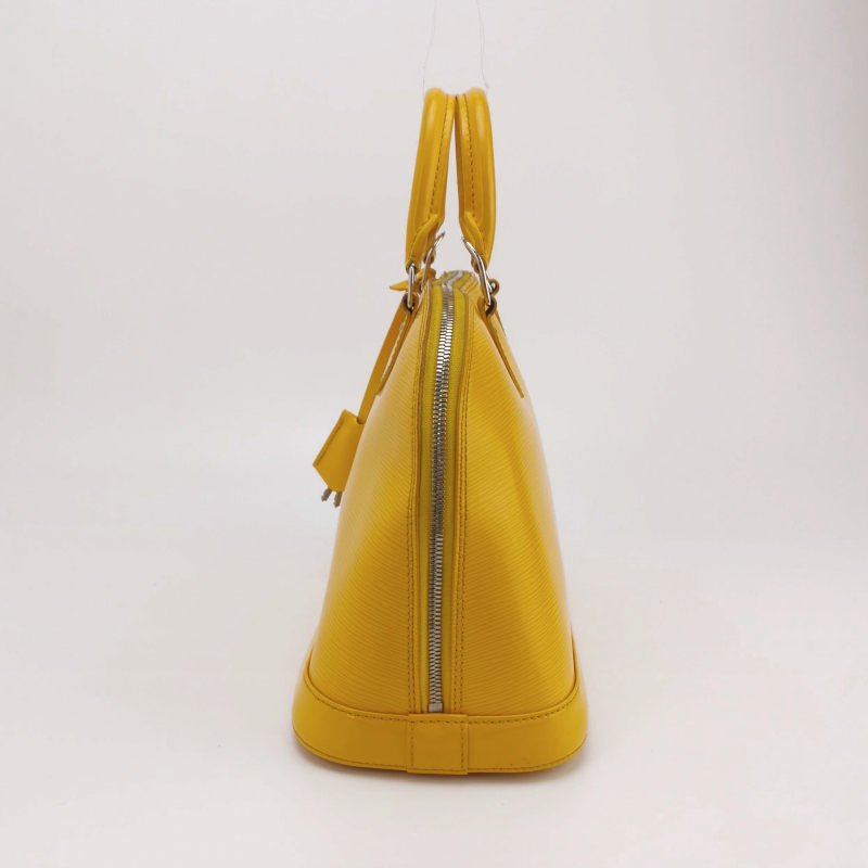 Louis Vuitton (LV) Alma 小號 牛皮 純色 水波紋 貝殼包 手提包-2