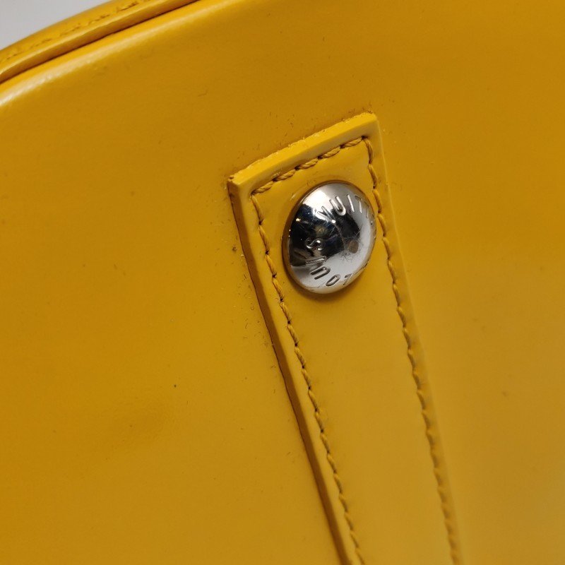 Louis Vuitton (LV) Alma 小號 牛皮 純色 水波紋 貝殼包 手提包-10