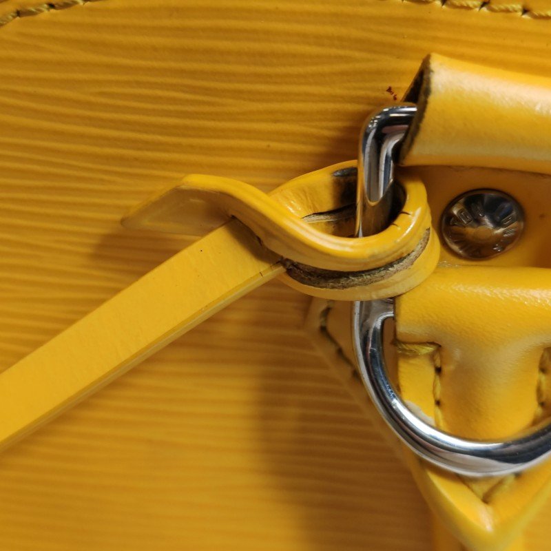 Louis Vuitton (LV) Alma 小號 牛皮 純色 水波紋 貝殼包 手提包-21