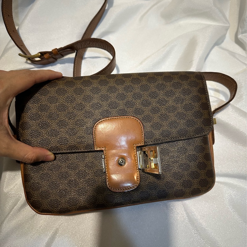 Celine vintage bag凱旋扣-22