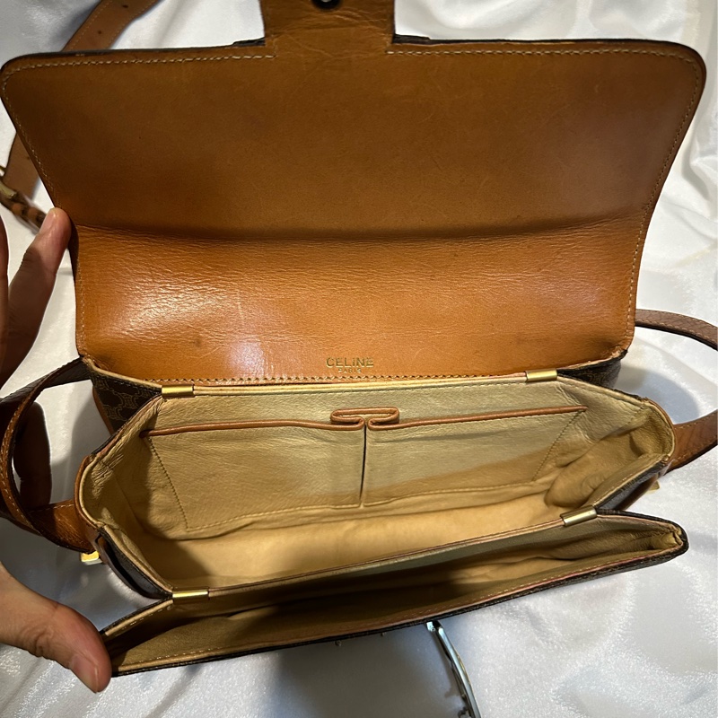 Celine vintage bag凱旋扣-24