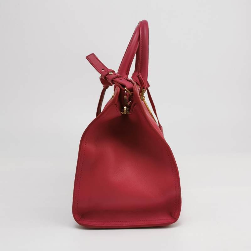 Saint Laurent Y-Ligne 小號 牛皮 純色 Y字 扣環 斜背包-3