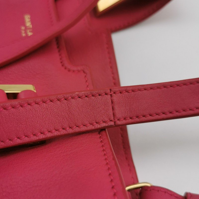 Saint Laurent Y-Ligne 小號 牛皮 純色 Y字 扣環 斜背包-10