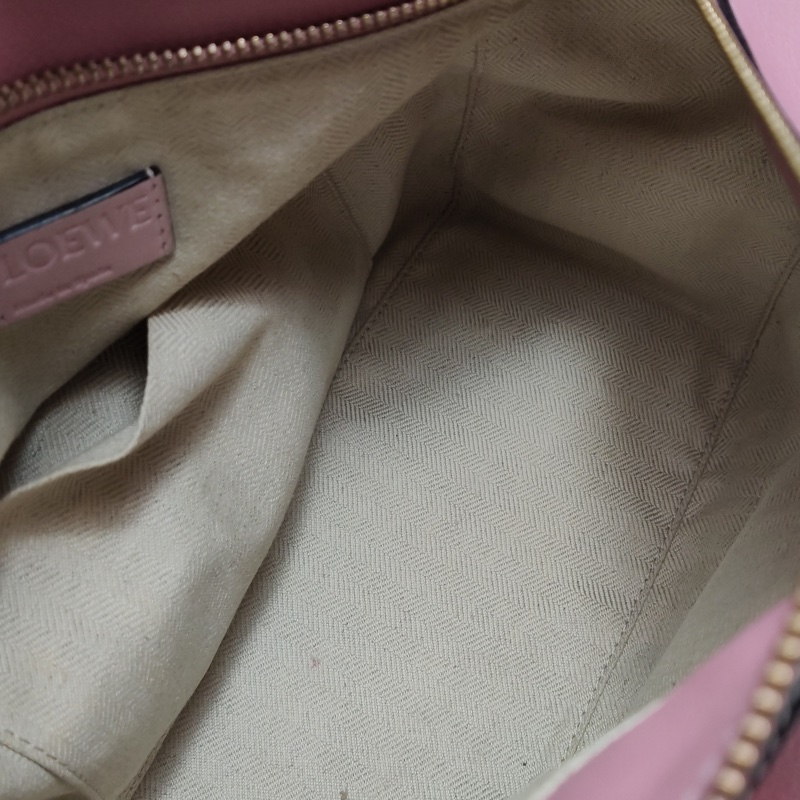 羅意威Loewe puzzle粉色拼色 中號幾何包  肩背包 斜背包-8