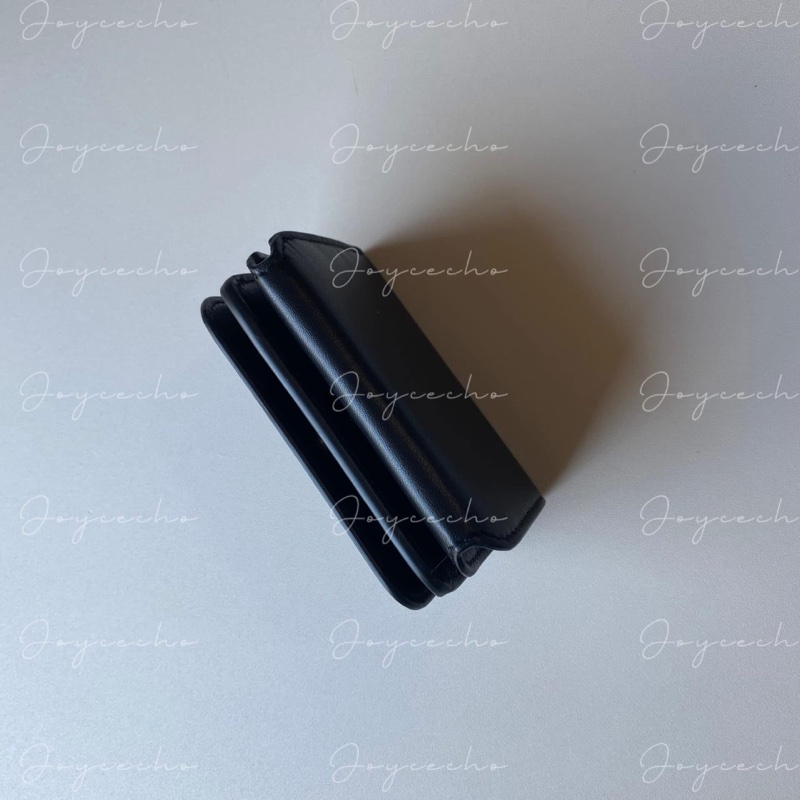 『全新閒置』balenciaga巴黎世家 壓印logo三折mini短夾-13