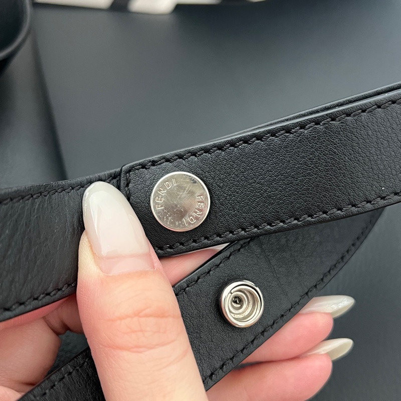 Fendi by the way 黑銀 兩用 手提斜背包-24
