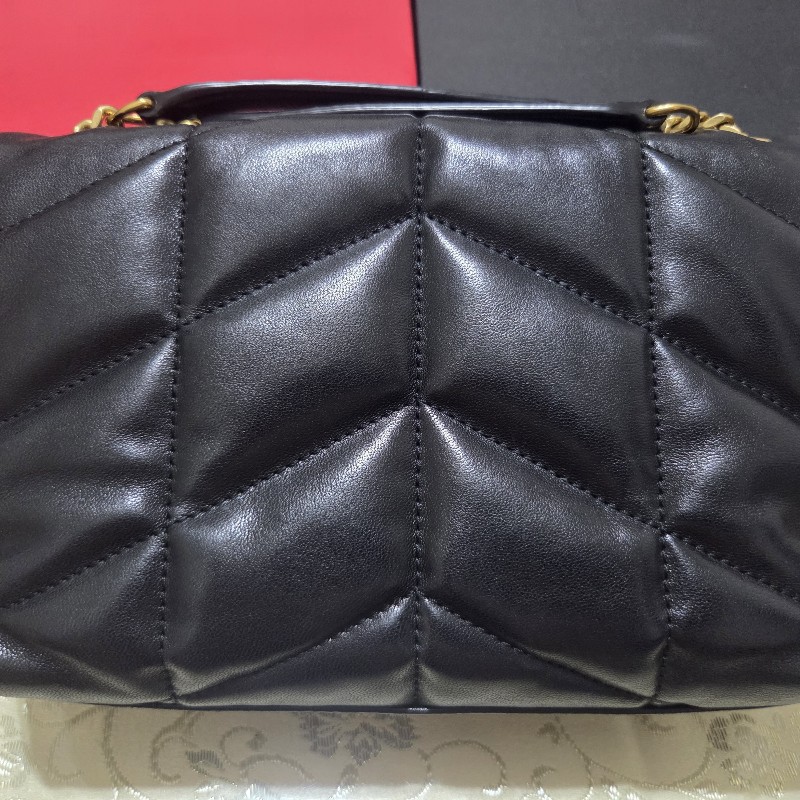 ysl toy puffer 黑金泡芙包-6