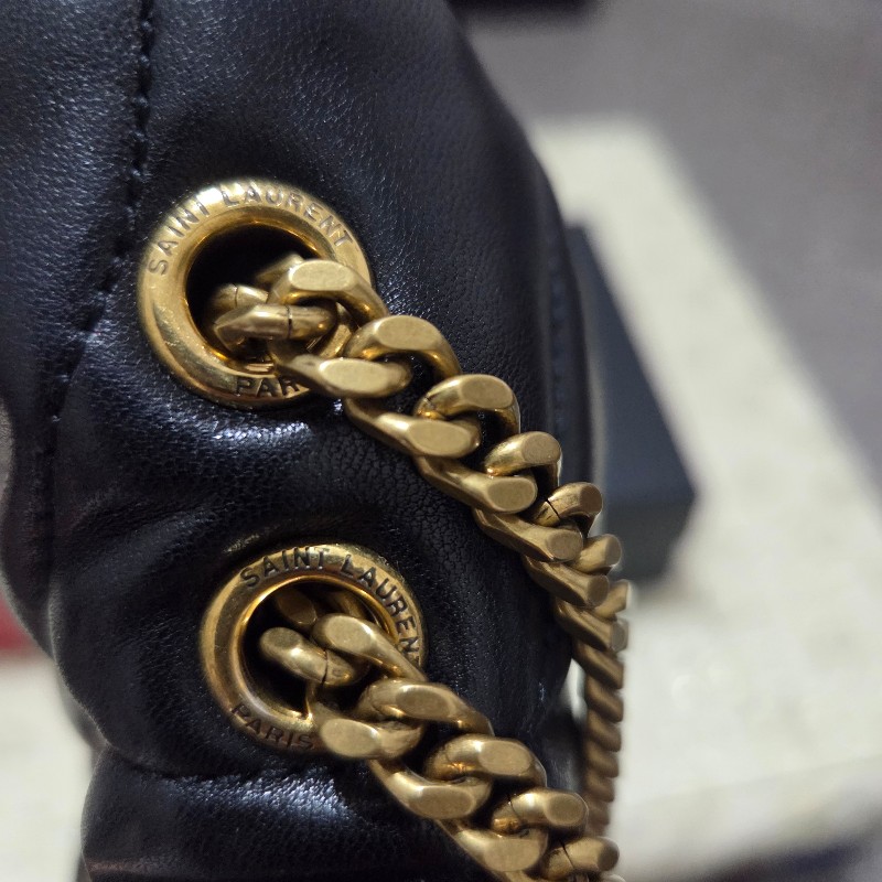 ysl toy puffer 黑金泡芙包-21
