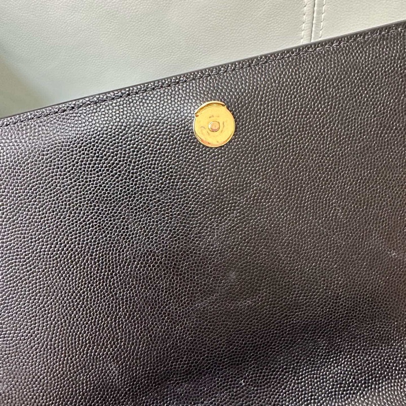 YSL經典魚子醬鏈條單肩斜挎包,中號,低調又顯氣質-20