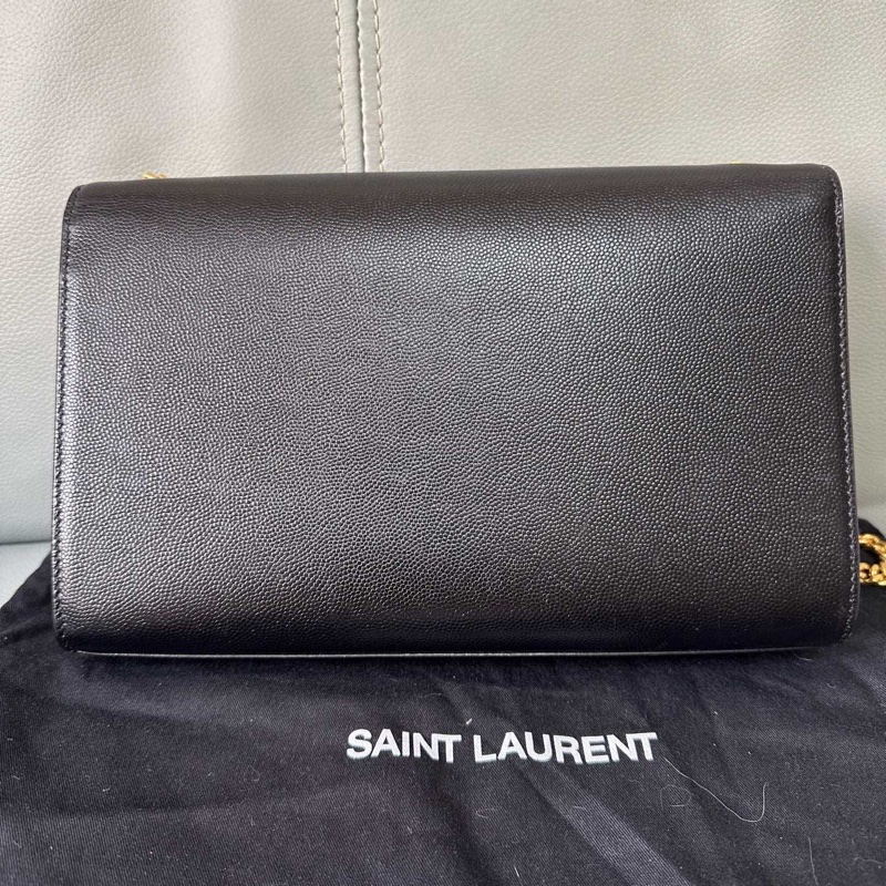 YSL經典魚子醬鏈條單肩斜挎包,中號,低調又顯氣質-1