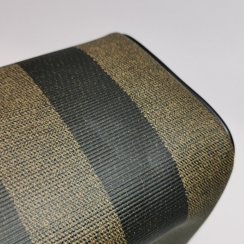 Fendi 牛皮 拼色 雙F 圓標 Logo 波士頓包 手提包-18