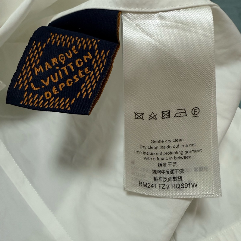 Louis Vuitton shirt with pearl buttons M 襯衫-5