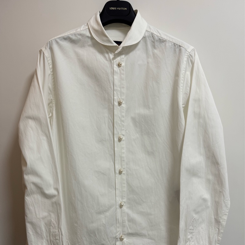 Louis Vuitton shirt with pearl buttons M 襯衫-8