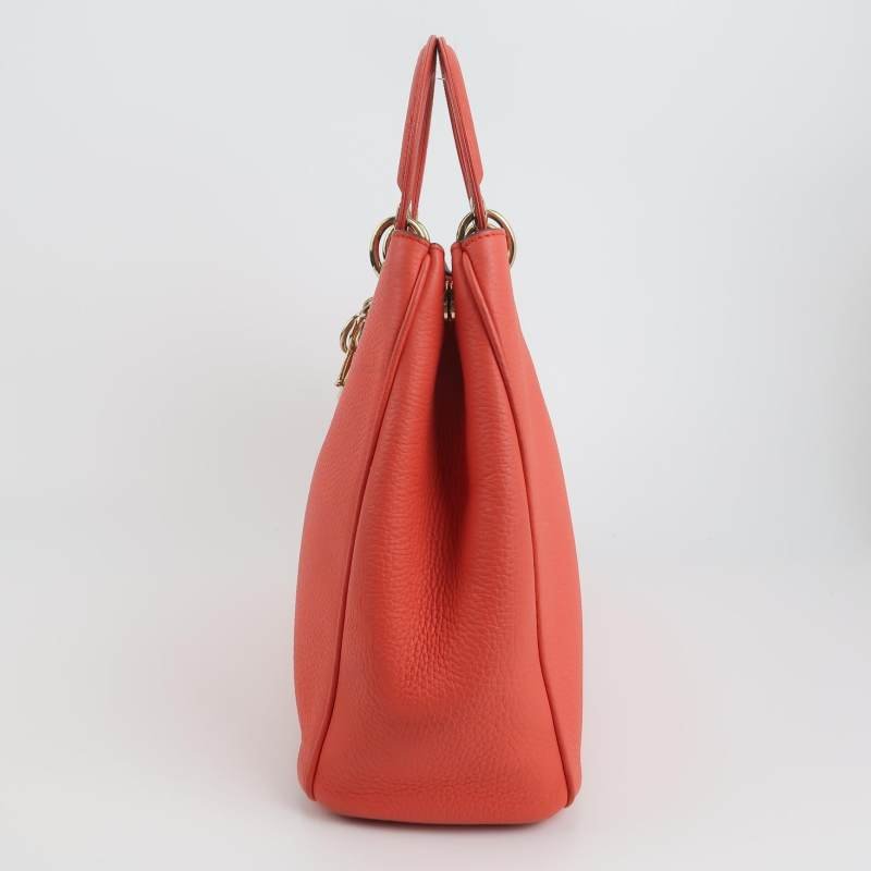 Dior Diorissimo 大號 牛皮 純色 Dior 字母 吊飾 手提包-2