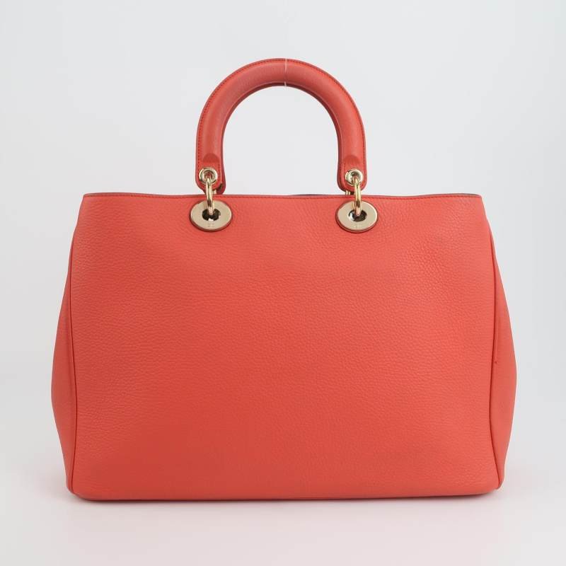 Dior Diorissimo 大號 牛皮 純色 Dior 字母 吊飾 手提包-4